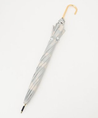 ANY SIS 【WEB限定】遮光フラワーシャドウ 長傘 ブルーグレー