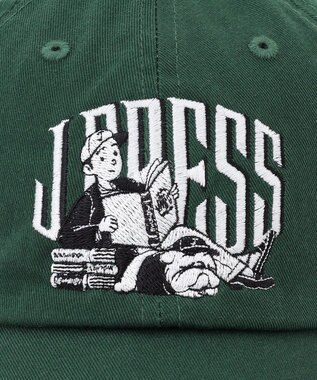 J.PRESS MEN 【AaronChang】【UNISEX】ロゴ キャップ ダークグリーン系