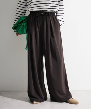 Green Parks サテンコクーンパンツ