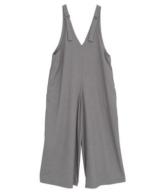 AMERICAN HOLIC イージーケアVネックオールインワン Gray Mixture