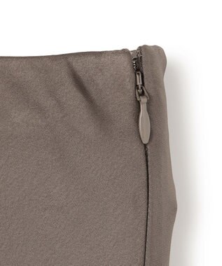 uncrave ライトダブルサテン バイアススカート トープ