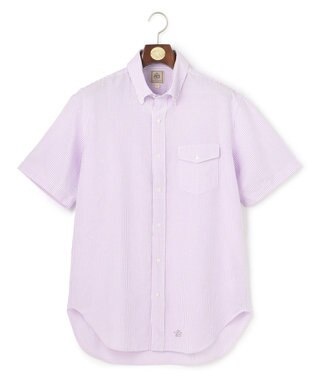 J.PRESS MEN 【WEB・一部店舗限定】シアサッカー ストライプシャツ / B.D.