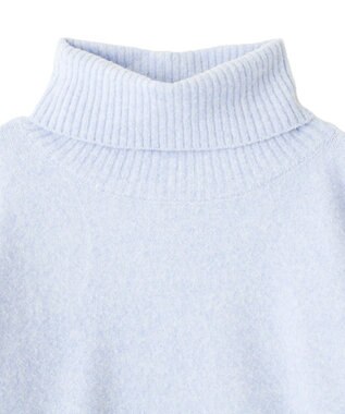 YECCA VECCA スリットタートルネックニット Sax