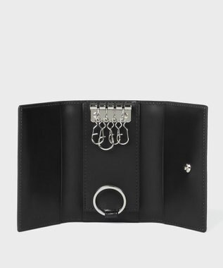 Paul Smith マーケトリー ブライトストライプ ラビット キーケース ブラック