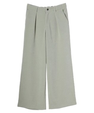 Green Parks コーデュロイワイドパンツ Mint