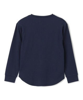 UNFILO 【110-150cm】選べるアソート ロゴロンT(UNISEX) [刺繍ロゴ]ネイビー