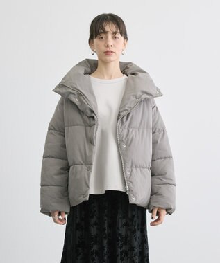 AMERICAN HOLIC リサイクル軽ポカ撥水加工スタンドショートコート Mocha