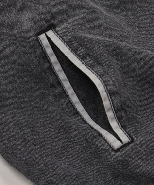 WEGO 【ユニセックス着用ITEM/MLサイズ展開】デニムスタジャン デニムブラックソノタ