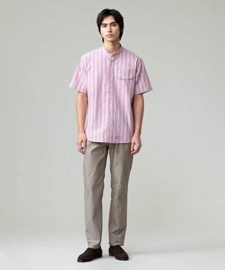 J.PRESS MEN 【ストレッチ】シャンブレーストレッチツイル パンツ カーキ系