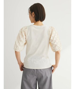 Green Parks ・ＳＵＧＡＲ　ＳＰＯＯＮ　フハクドットスリーブＴＥＥ Ivory