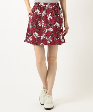 23区GOLF 【WOMEN】【ストレッチ】オリジナル JAPAN アロハ 総柄ボトム ワイン系5