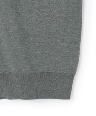 UNFILO MENS 【男女兼用】ソフトサーモ アンチピリングニット ポロ チャコール