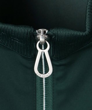 23区GOLF 【MEN】エアリージャージ半袖プルオーバー ダークグリーン系