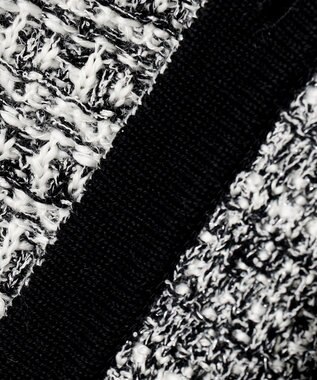 J.PRESS LADIES 【洗える】TWEED KNIT ミドル カーディガン ブラック系5