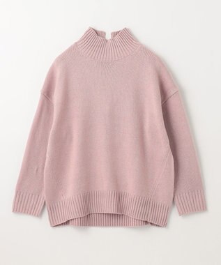 ANY ラムウールバックテイルニット ピンク