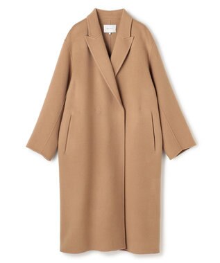 BEIGE， ZION / ウールロングチェスターコート Camel