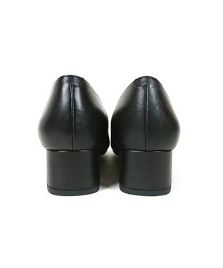 Dominic3 晴雨兼用 ポインテッド レザーパンプス ブラック