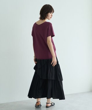 YECCA VECCA Vネックドルマンニット Camel