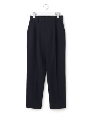 J.PRESS YORK STREET 【WOMEN】裏起毛テーパードパンツ ネイビー系