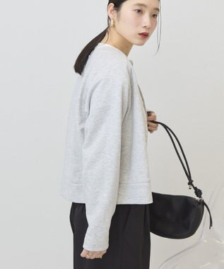 AMERICAN HOLIC リングドットボタンカーディガン Light Gray Mixture