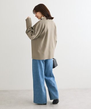 Green Parks ・ＥＬＥＮＣＡＲＥ　ＤＵＥ　ニットシングルジャケット Gray Beige
