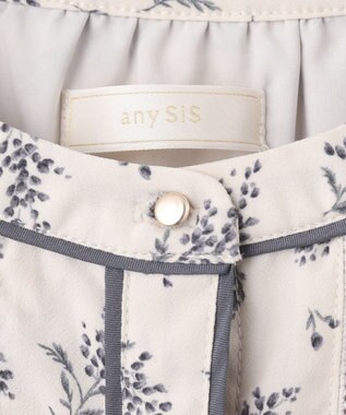 ANY SIS 【洗える】ミモザプリント ワンピース アイボリー系