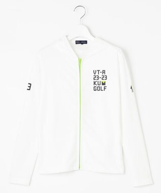 23区GOLF お洒落にUV対策【WEB限定】モチーフ ＵＶパーカ ホワイト系