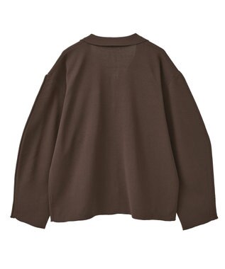Green Parks ・ＥＬＥＮＣＡＲＥ　ＤＵＥ　ニットシングルジャケット Brown
