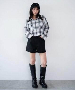 WEGO デニムショートパンツ デニムブラック