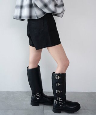 WEGO デニムショートパンツ デニムブラック