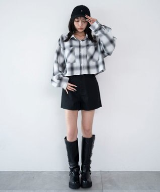 WEGO デニムショートパンツ デニムブラック