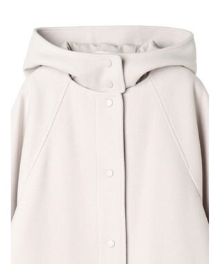 AMERICAN HOLIC 中空ＦＩＢＥＲ２ＷＡＹフード付きコート Light Gray