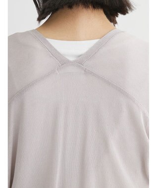 Green Parks 推しニット　ゆったりミドル丈カーディガン Light Gray