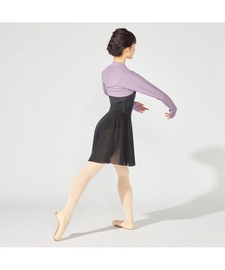 Chacott アームカバー グレイッシュライラック