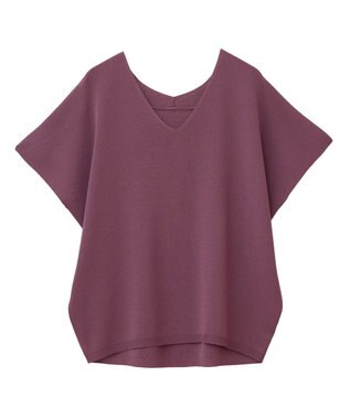 YECCA VECCA Vネックドルマンニット Camel