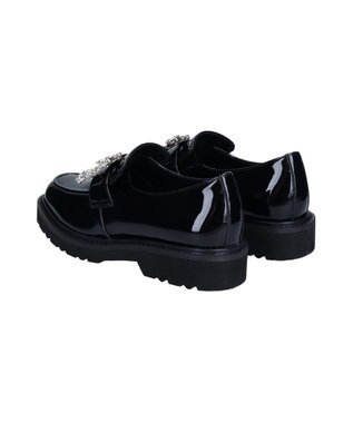 Bridget Birkin 【Bridget Birkin】スクエアビジューローファー ブラックエナメル