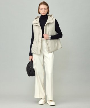 ICB 【撥水加工】ADSダウン フーデット ベスト トープ系