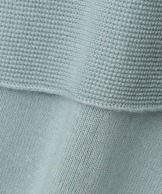 #Newans 【洗える】コットンウールニットセットアップ ライトブルー系