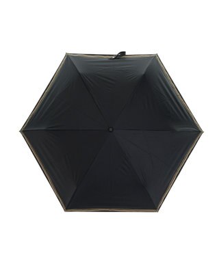 MOONBAT 晴雨兼用日傘 折りたたみ傘 ランダムボーダー／遮光 遮熱 UV ブラック