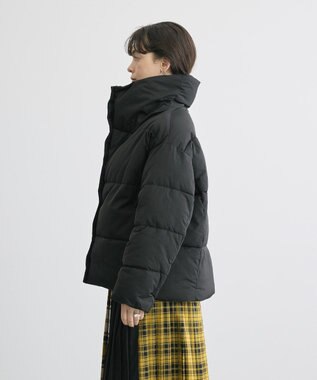 AMERICAN HOLIC リサイクル軽ポカ撥水加工スタンドショートコート Black