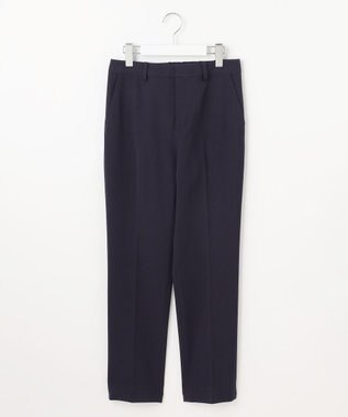 J.PRESS LADIES L 【洗える】T/Rアルガンシルク テーパード パンツ ネイビー系