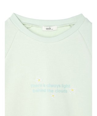 earth music&ecology 袖レースアップウラケプルオーバー Mint