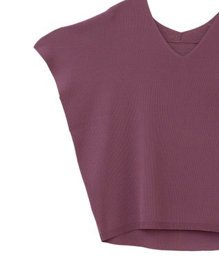 YECCA VECCA Vネックドルマンニット Camel