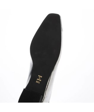 MODE ET JACOMO <carino>スクエアトゥバレエシューズ シルバー