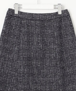 J.PRESS LADIES 【セットアップ対応】ファンシーツイード スカート ネイビーミックス系