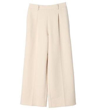 Green Parks きれいシルエットワイドパンツ Ecru