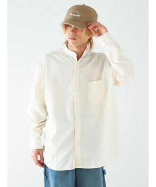 CRAFT STANDARD BOUTIQUE Ｔ／Ｒバンドカラーシャツ Ivory