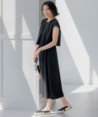 23区 エスパドリーユ ブラック系