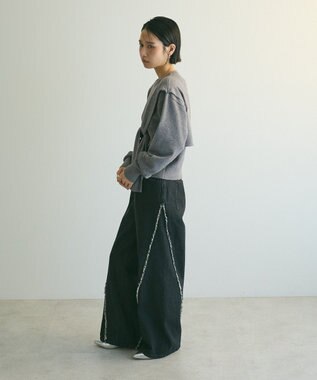 Green Parks armonia．ツイストレイヤードプルオーバー Gray