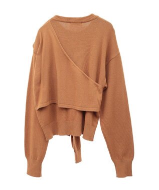 Green Parks armonia．ツイストレイヤードプルオーバー Camel